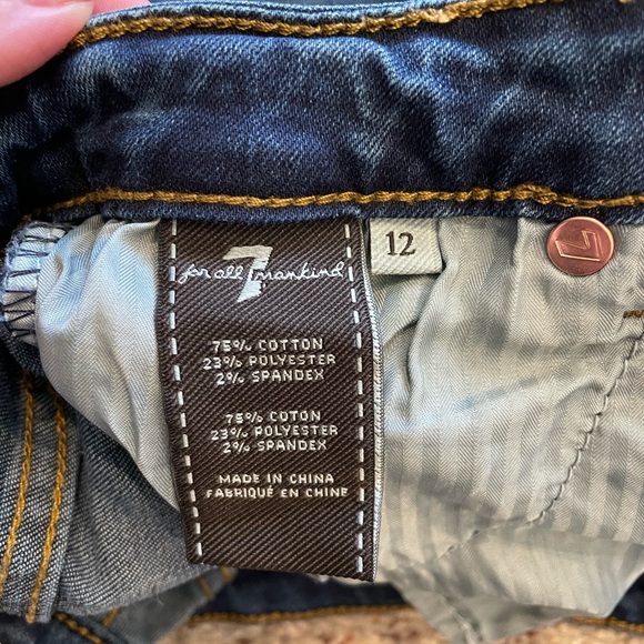 Girls 7 for All Mankind Jeans - Picture 4 of 5